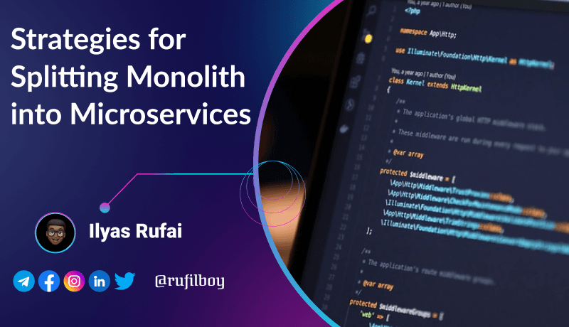 Day 88 -Strategies for Splitting Monolith into Microservices