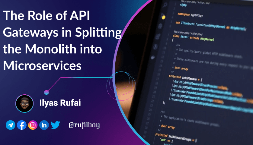 Day 89 -The Role of API Gateways in Splitting the Monolith into Microservices